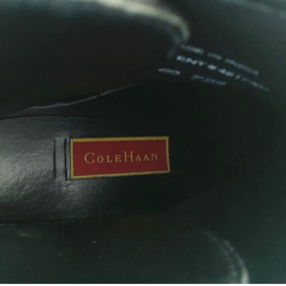 Cole Haan Nike Air Collab ankle boots sz 8.5 Blk dress slip on Officecore New - Picture 7 of 8